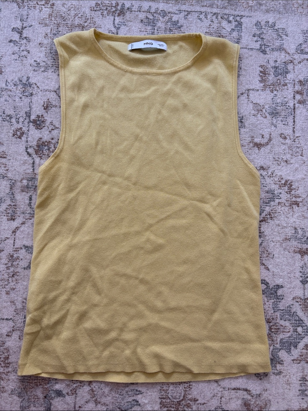 MNG Yellow Tank Top Like New